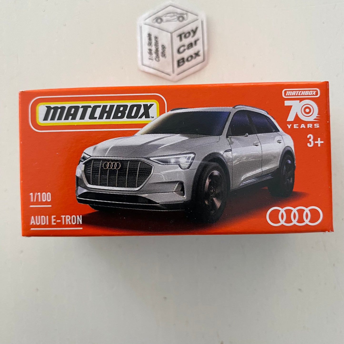 2023 MATCHBOX Power Grab #1 - Audi e-tron (Silver - Unopened) C29g