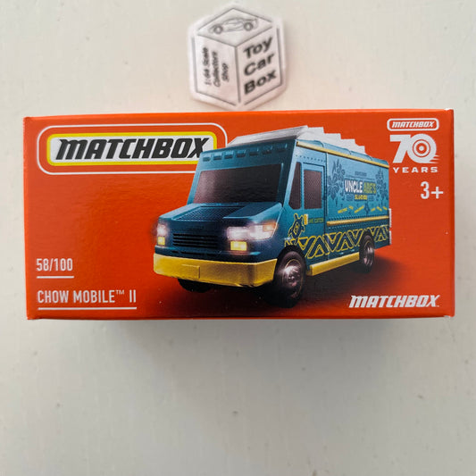 2023 MATCHBOX Power Grab #58 - Chow Mobile II (Turquoise - Unopened) C29g