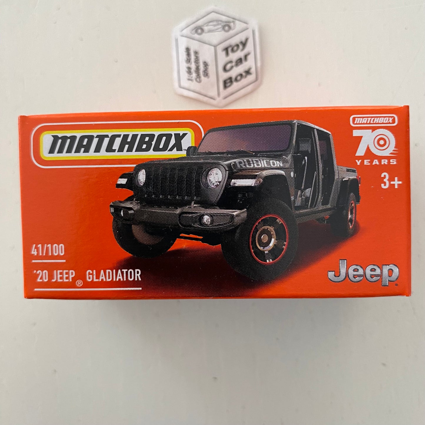 2023 MATCHBOX Power Grab #41 - ‘20 Jeep Gladiator (Black - Unopened) C29g