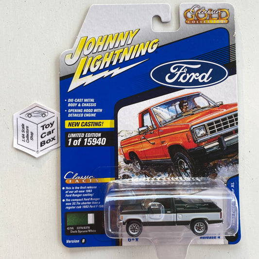 2021 JOHNNY LIGHTNING - 1983 Ford Ranger XL (Dark Spruce - Classic Gold 4B) L05