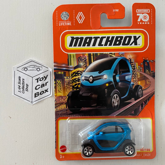 2023 MATCHBOX #82 - 2022 Renault Twizy (Blue - Long Card) B59