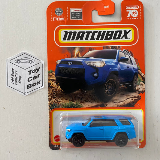 2023 MATCHBOX #92 - Toyota 4Runner (Blue - Long Card) B59