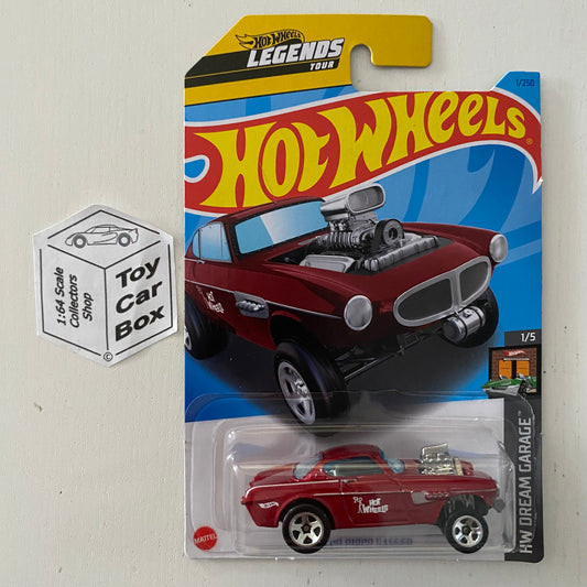 2023 HOT WHEELS #1 - Volvo P1800 Gasser (Red #1 HW Green Machines -Long Card) B00