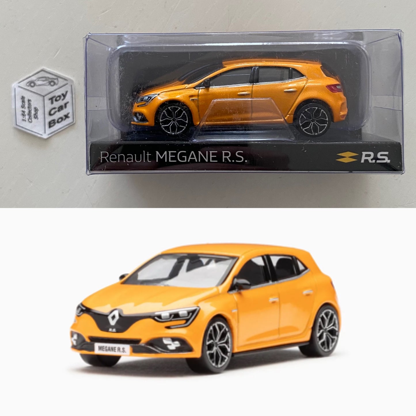 NOREV 1:64 Scale - Renault Megane RS (Orange - Boxed) H32g