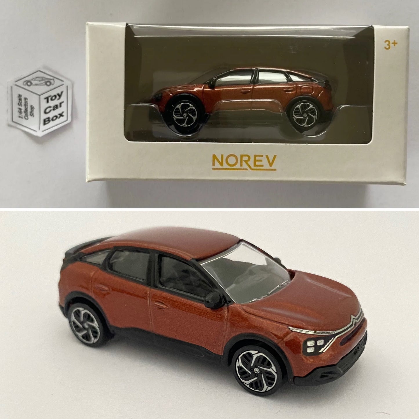 NOREV - 2020 Citroen C4 (Copper - 1:64 Scale MiniJet - Boxed) E74g