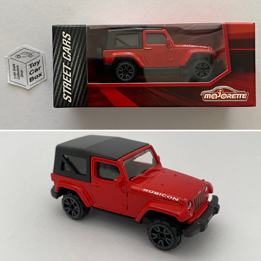 MAJORETTE Jeep Wrangler (1/60* Street Cars Box - Red #224A) C07