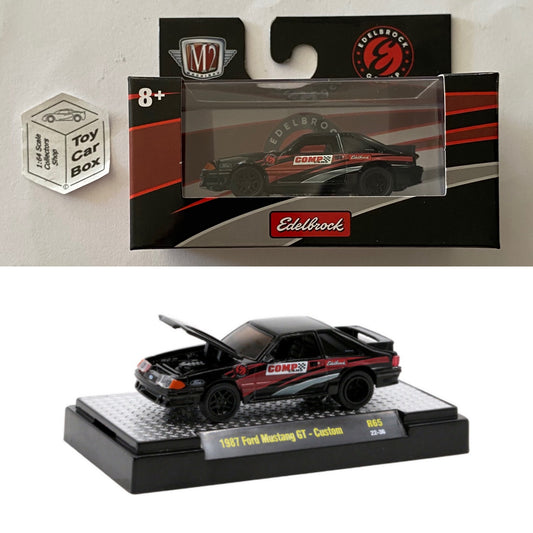M2 MACHINES - 1987 Ford Mustang GT Custom (Black - Detroit Muscle R65) L92g