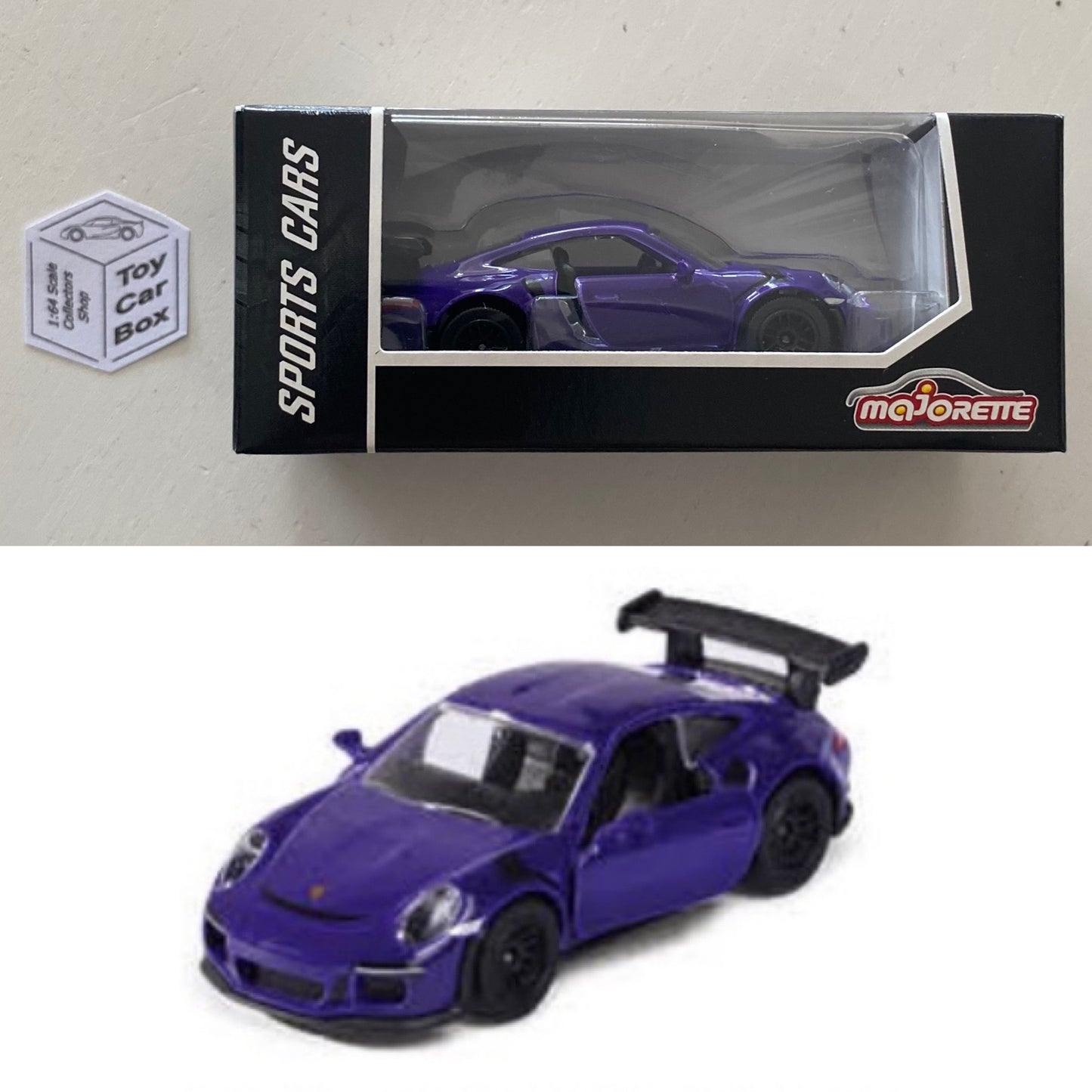 MAJORETTE - Porsche 911 (991) GT3 RS (Purple - Sports Cars) 1/64 Scale* - D72