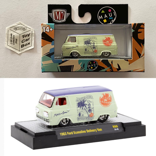 M2 MACHINES - 1963 Ford Econoline Van (Maui & Sons - Detroit Muscle R80) L92g