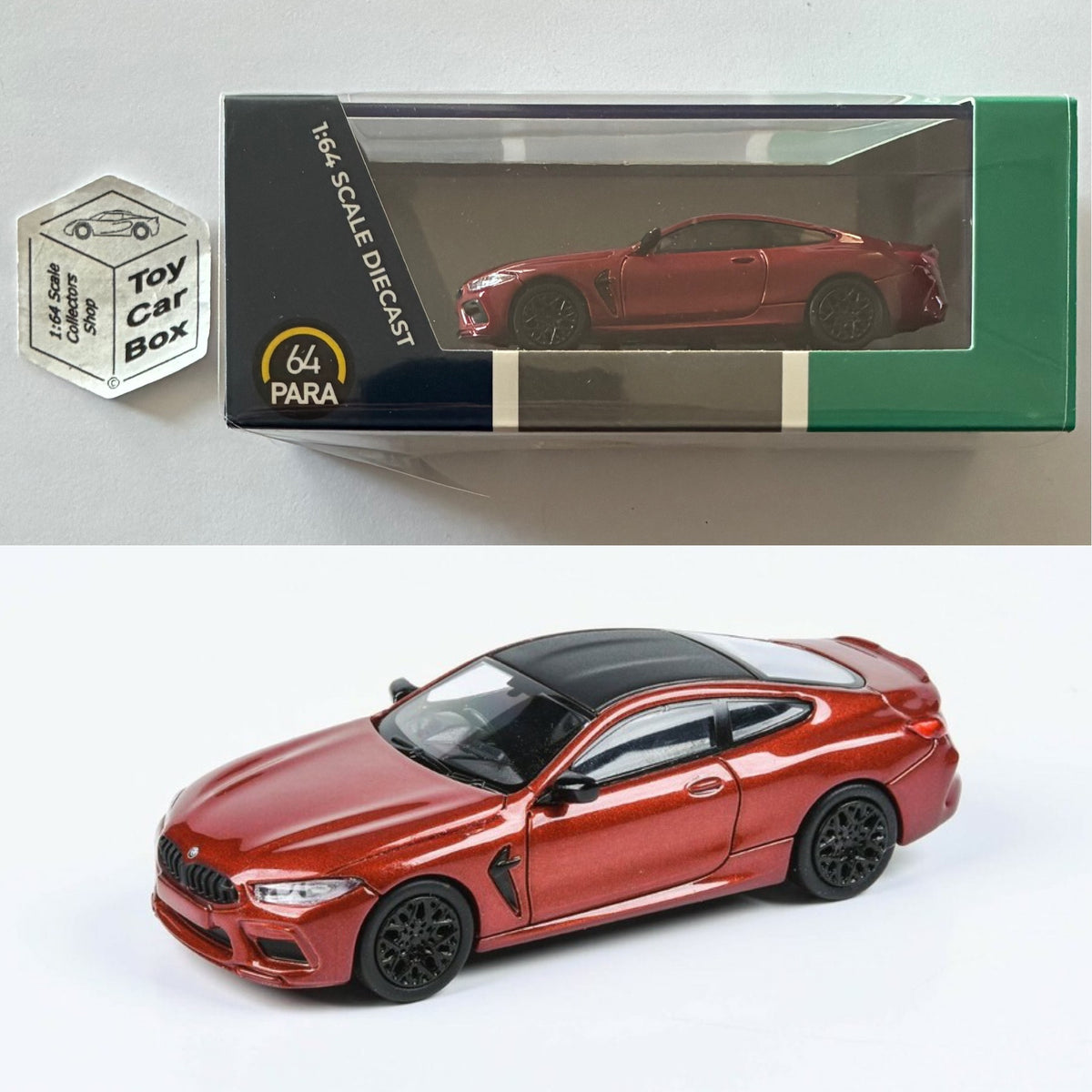 PARA64 - BMW M8 Coupe (Motegi Red - 1/64 Scale) P50g