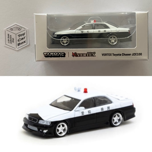 TARMAC - Vertex Toyota Chaser JZX100 (Japan Police - 1/64 Scale) O35