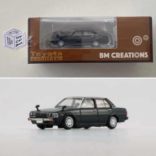 BM CREATIONS - Toyota Corolla E70 (1:64 Scale - Black - RHD) N66