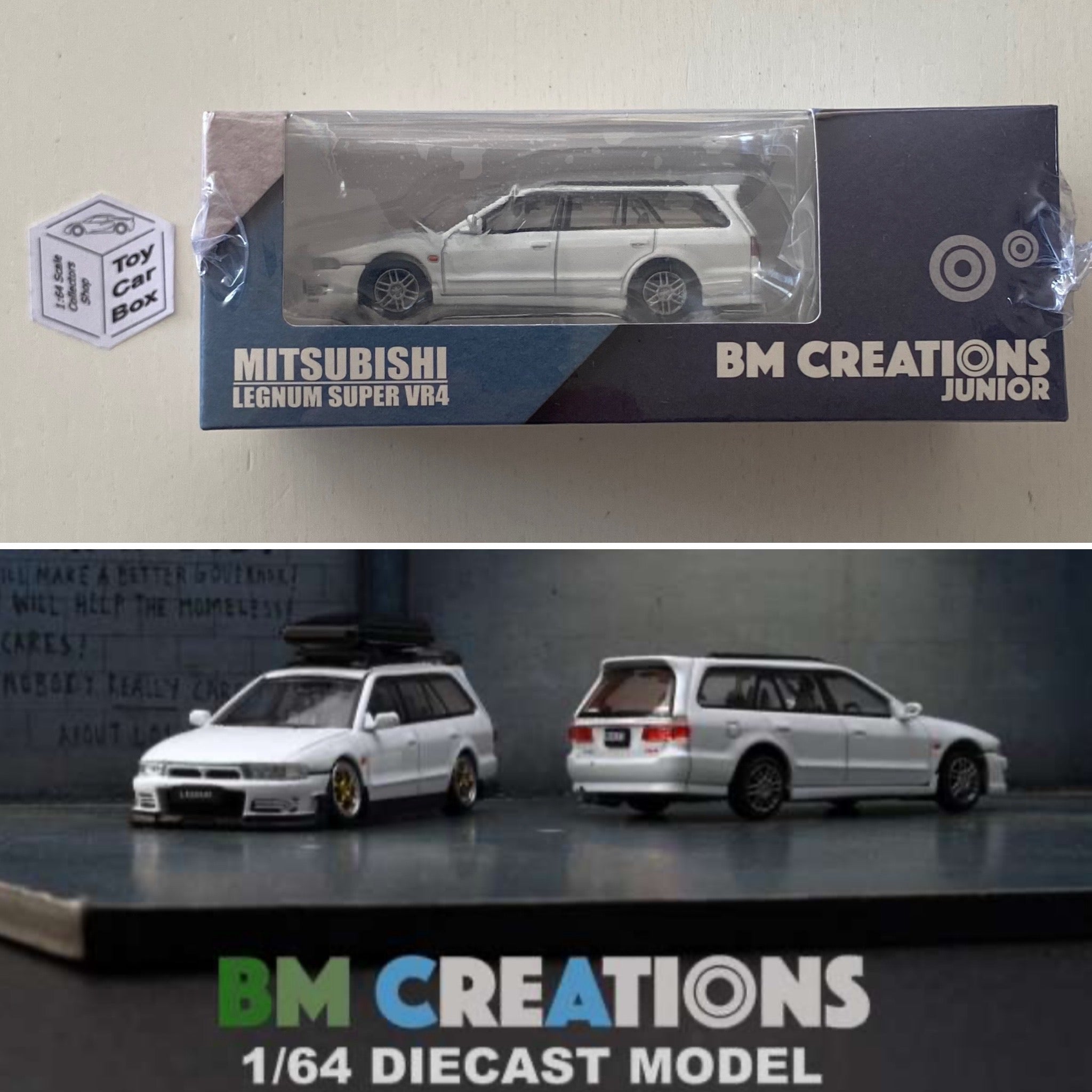 BM CREATIONS - Mitsubishi Legnum Super VR4 (1:64 Scale