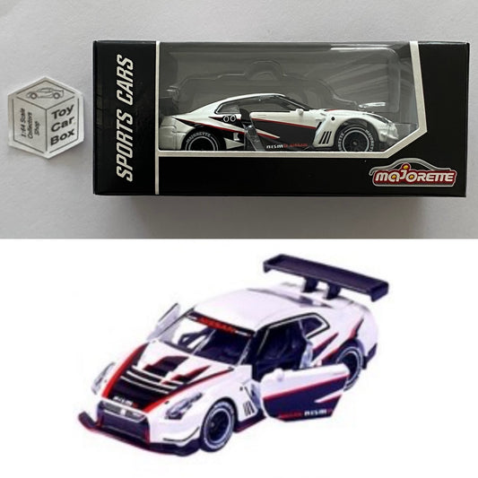 MAJORETTE - Nissan GT-R Nismo GT3 (White - Sports Cars Box) 1/64 Scale* - D72