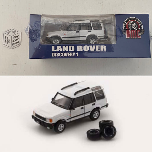 BM CREATIONS - 1998 Land Rover Discovery 1 (1:64 Scale - White - LHD) J63g