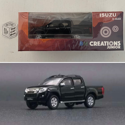 BM CREATIONS - 2016 Isuzu D-Max (1:64 Scale - Black - RHD Dual Cab) N66