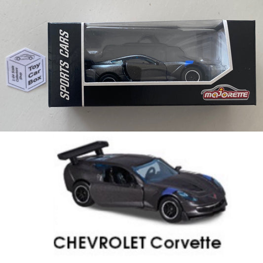 MAJORETTE - Corvette C7 (Grey - Sports Cars Box) 1/64 Scale* - D72