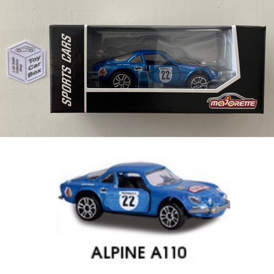 MAJORETTE - Alpine A110 (Blue Monte Carlo - Sports Cars Box) 1/64 Scale* - D72