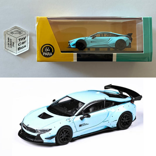 PARA64 - Liberty Walk BMW i8 Coupe (Light Blue - 1/64 Scale) P50g