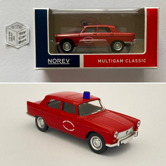 NOREV - Peugeot 404 (D’Incendie et de Secours - 1:58 Scale - Boxed) E16g