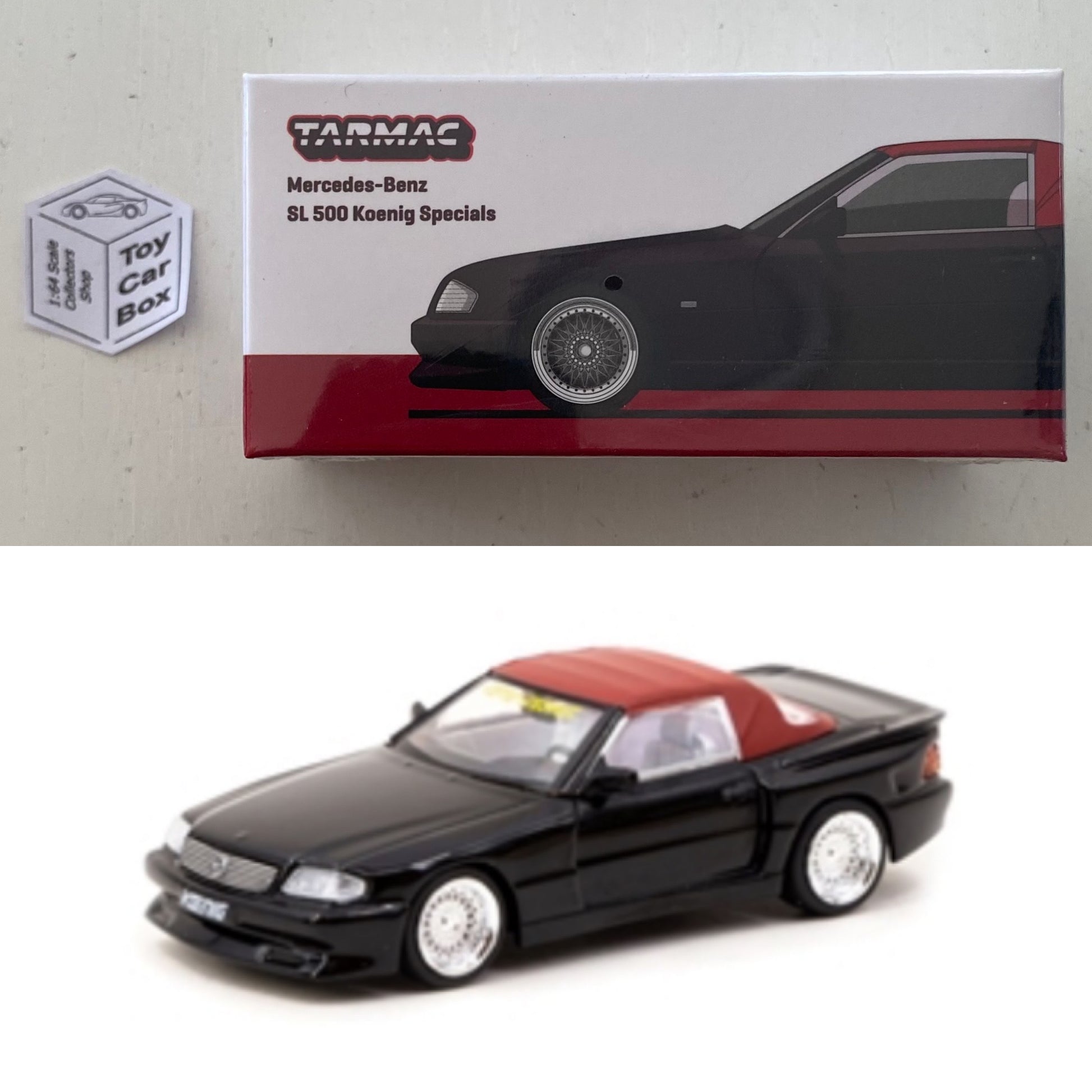 Tarmac Mercedes Benz Sl500 Koenig Special Black 164 Scale R65