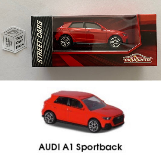 MAJORETTE Audi A1 Sportback (1/56* Street Cars Box - Red #237I) C07