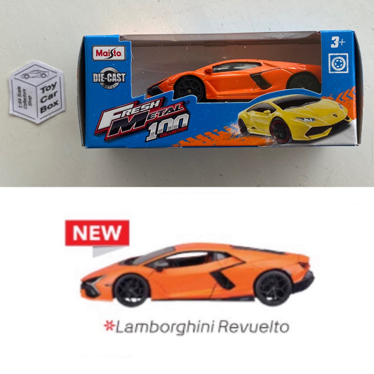 MAISTO Fresh Metal - Lamborghini Revuelto (Orange - 1/64 Scale) B98