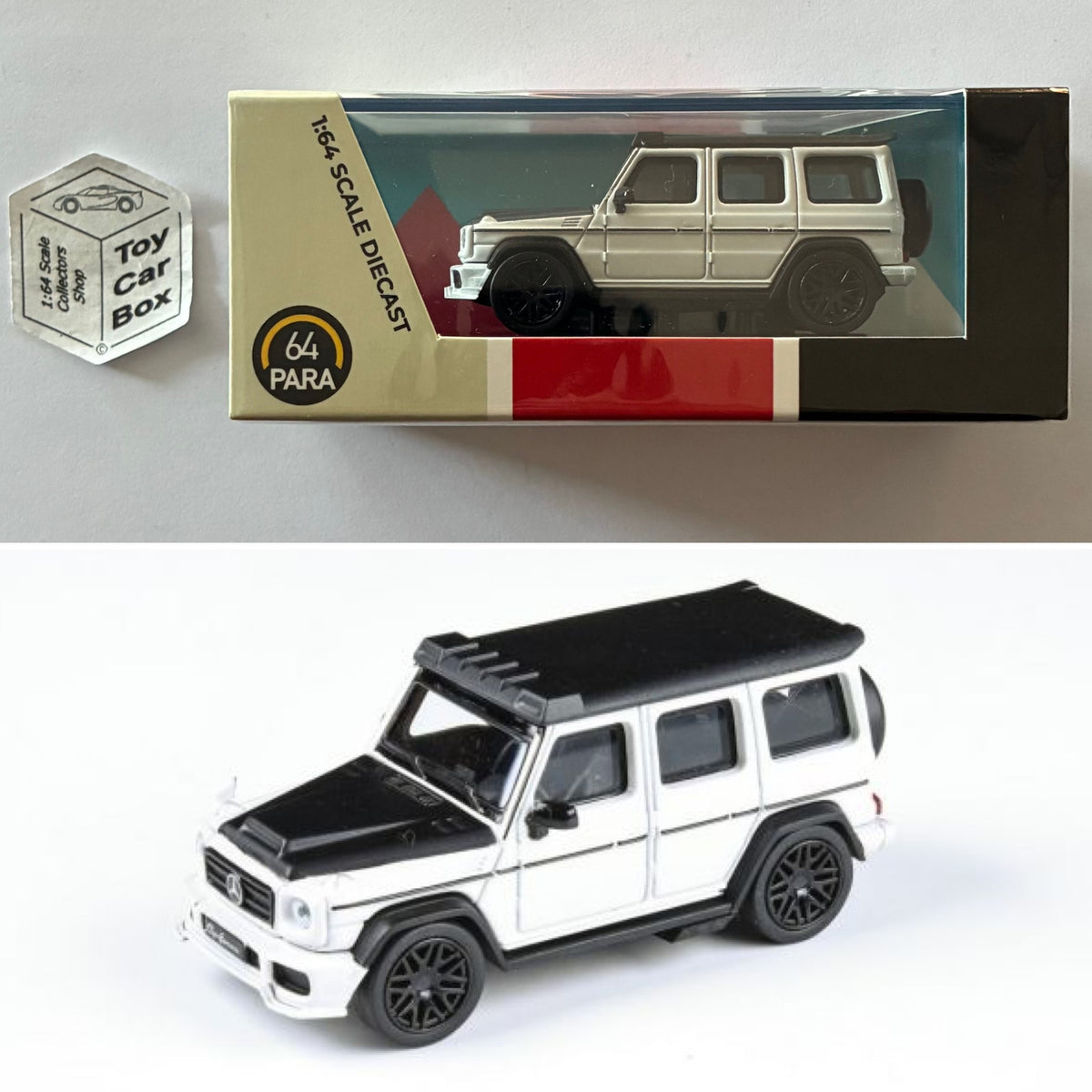 PARA64 - Liberty Walk Mercedes-AMG G63 (White - 1/64 Scale - Boxed) P50g