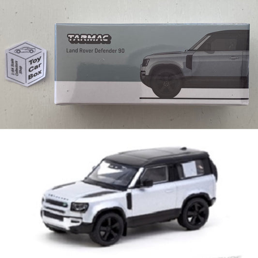 TARMAC - Land Rover Defender 90 (Silver - 1/64 Scale) Q55