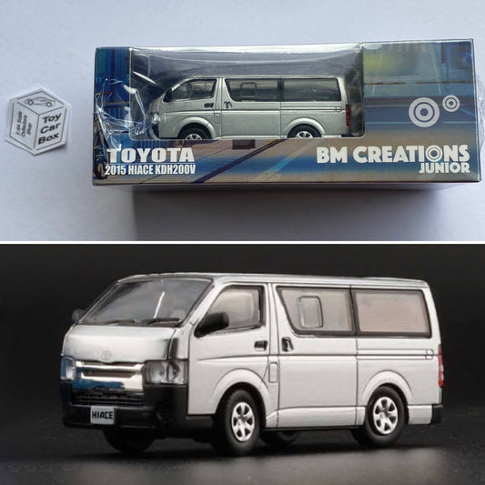 BM CREATIONS - Toyota Hiace (1:64 Scale - Silver - RHD) N66