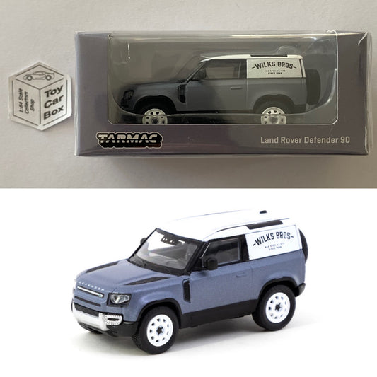 TARMAC - Land Rover Defender 90 (Wilks Bros Van - 1/64 Scale) L90g