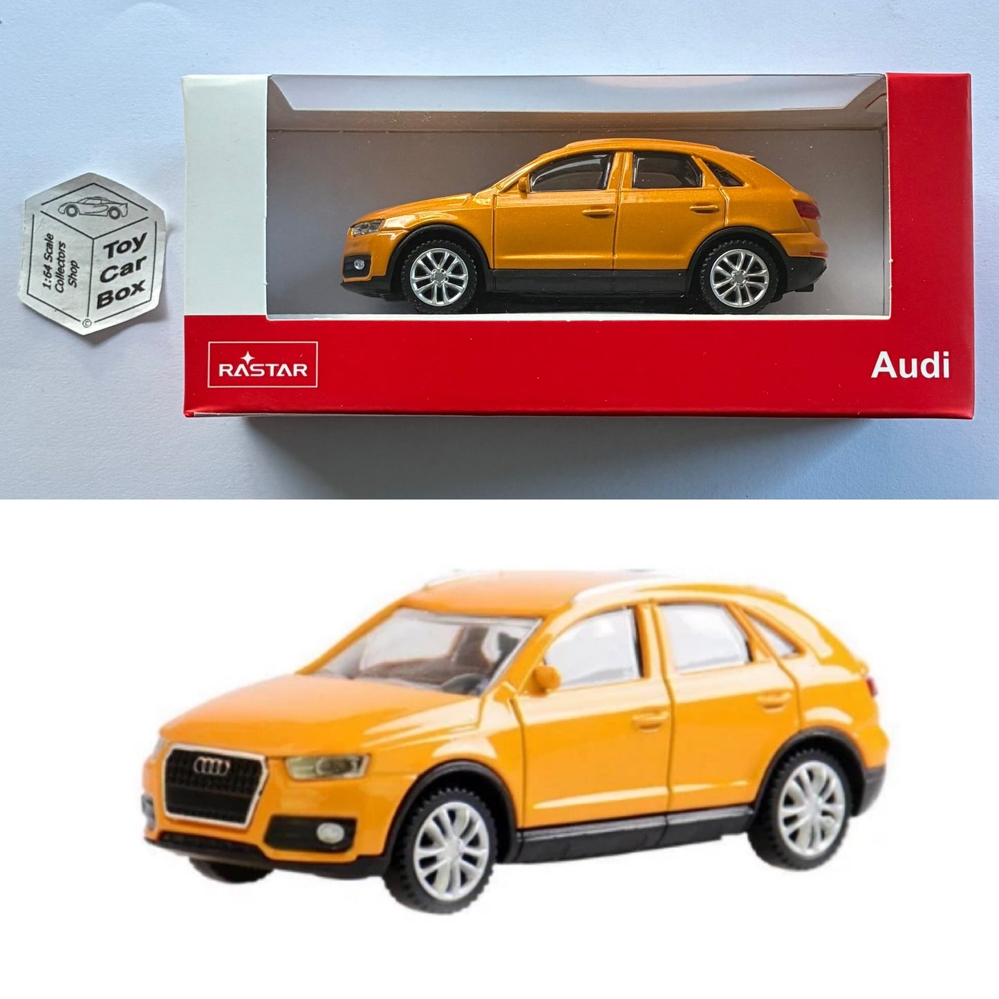 RASTAR 1/43 - Audi Q3 (Metallic Yellow - Unopened Boxed) D55g