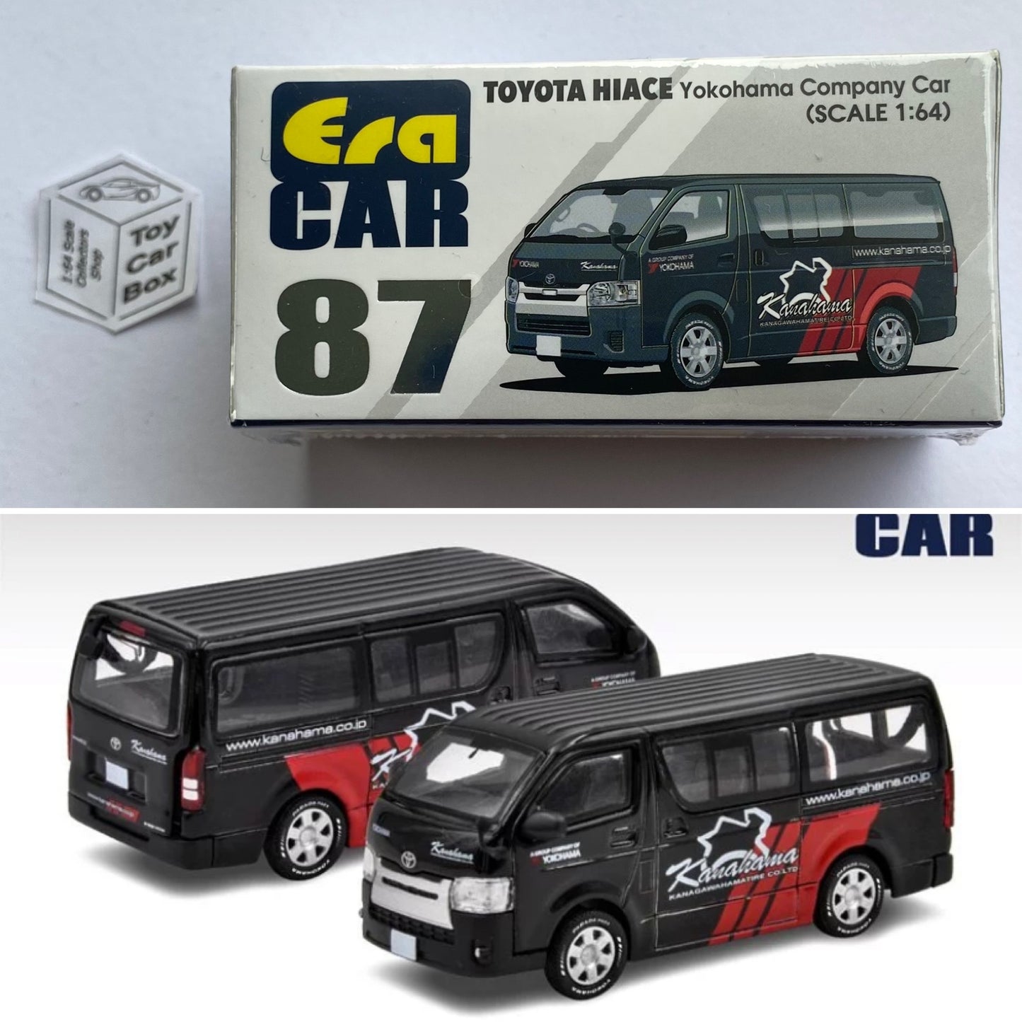 ERA CAR #87 - Toyota Hiace (1:64 Scale - Yokohama Company Car - Boxed) K76