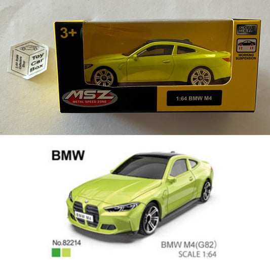 MSZ - BMW M4 Coupe (Lime Green - 1/64 Scale* - Boxed) B49