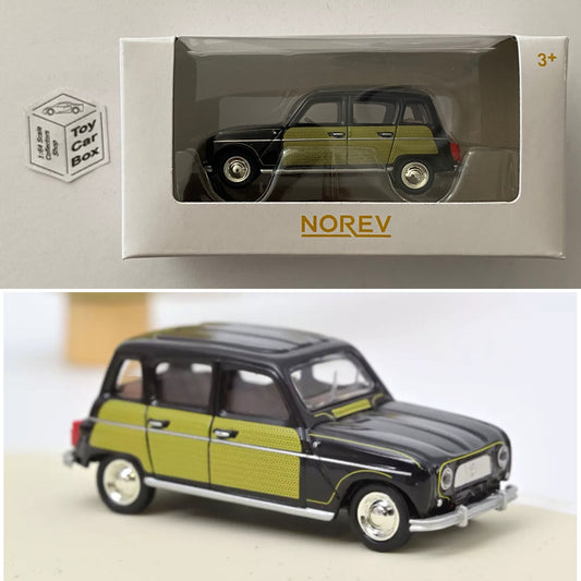 NOREV - 1963 Renault Parisienne (Black & Yellow - 1:54 MiniJet Boxed) F22g