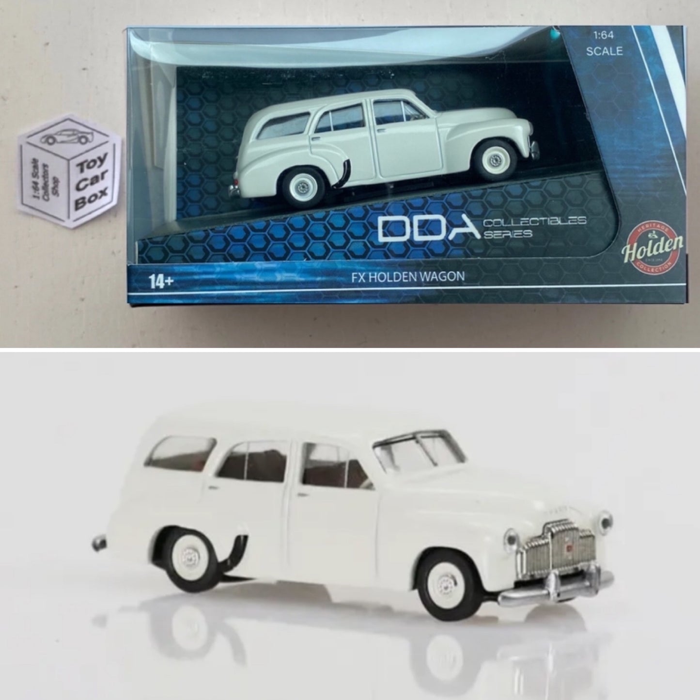 DDA Collectibles - Holden FX Wagon (White 1/64 - Boxed) O35