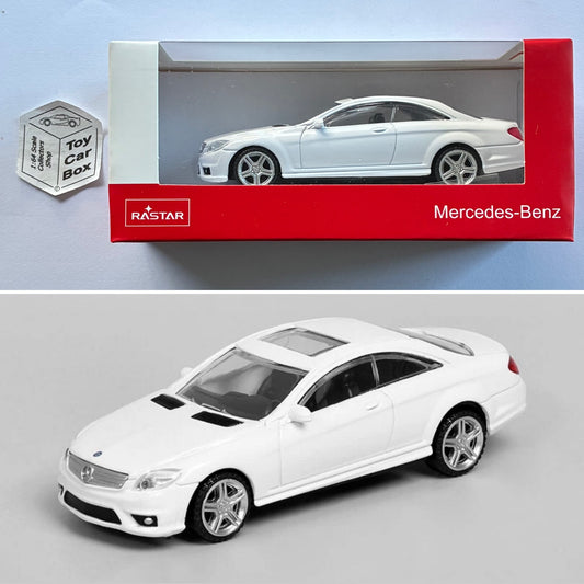 RASTAR 1/43 - Mercedes-Benz CL63 AMG (White - Unopened Boxed) D55g