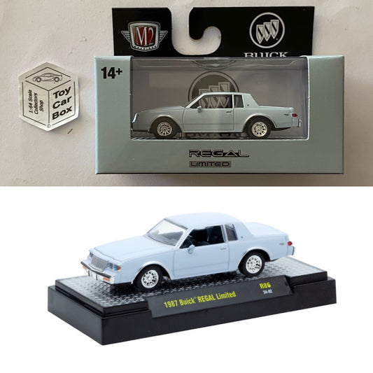 M2 MACHINES - 1987 Buick Regal Limited (Light Blue - Detroit Muscle R86) L92g