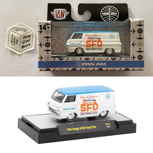M2 MACHINES - 1964 Dodge A100 (Pan Am - Detroit Muscle R79 - 1/64) L92g