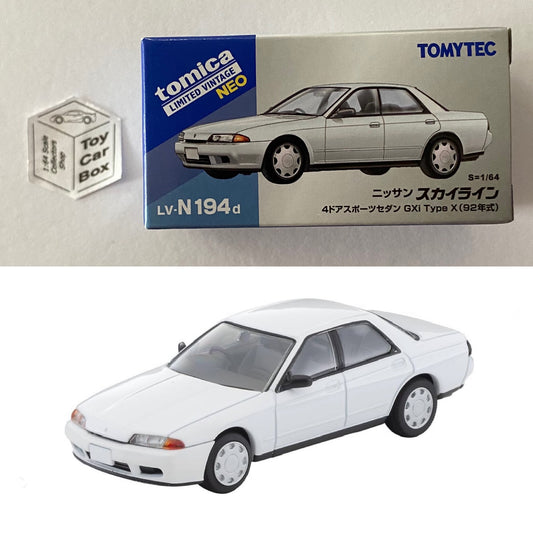 TOMICA Limited Vintage - ‘92 Nissan Skyline GXi Type X (White - TLV N194d) BH51