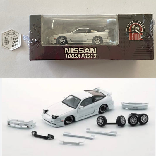 BM CREATIONS - Nissan 180SX PRS13 (1:64 - White - LHD) M14g