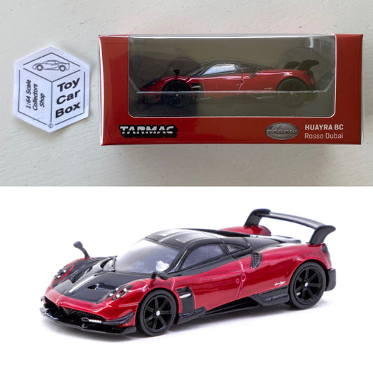 TARMAC - Pagani Huayra BC (Rosso Dubai - Red - 1/64 Scale) O35