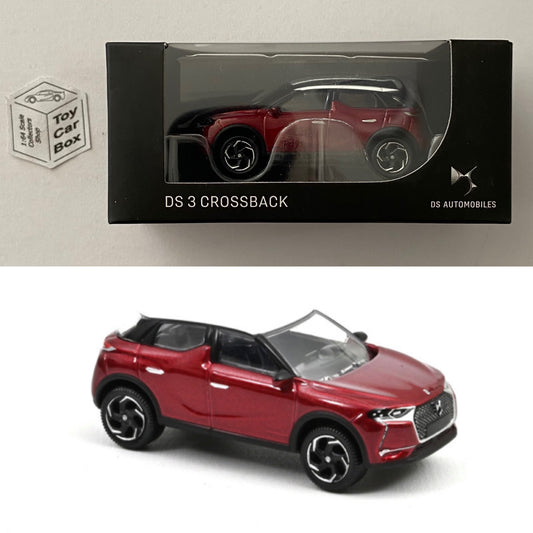 NOREV - 2019 DS 3 Crossback (Red - 1:64 Scale - Boxed) F22g