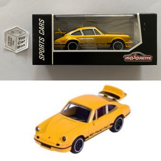 MAJORETTE - Porsche 911 Carrera RS 2.7 (Yellow - Sports Cars Box) 1/64* - D72