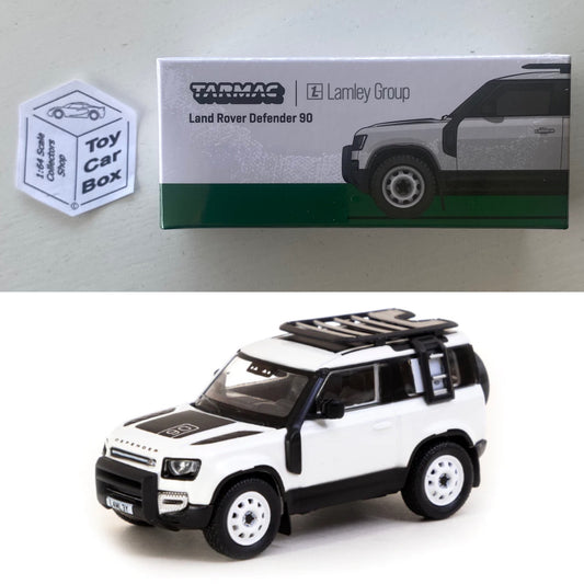 TARMAC - Land Rover Defender 90 (White ‘Lamley Group’ - 1/64 Scale) Q55