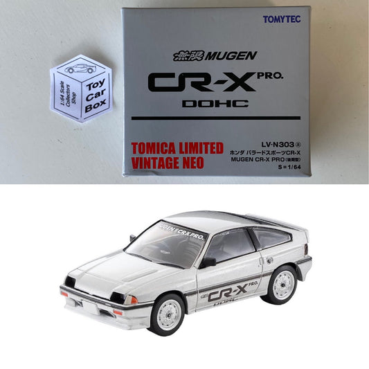 TOMICA Limited Vintage Neo - Honda Mugen CR-X Pro (Silver #LV-N303 - Boxed) CG39