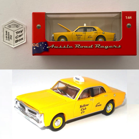 AUSSIE ROAD RAGERS - Ford XY Falcon Taxi (Yellow Cabs - 1:64) Q48
