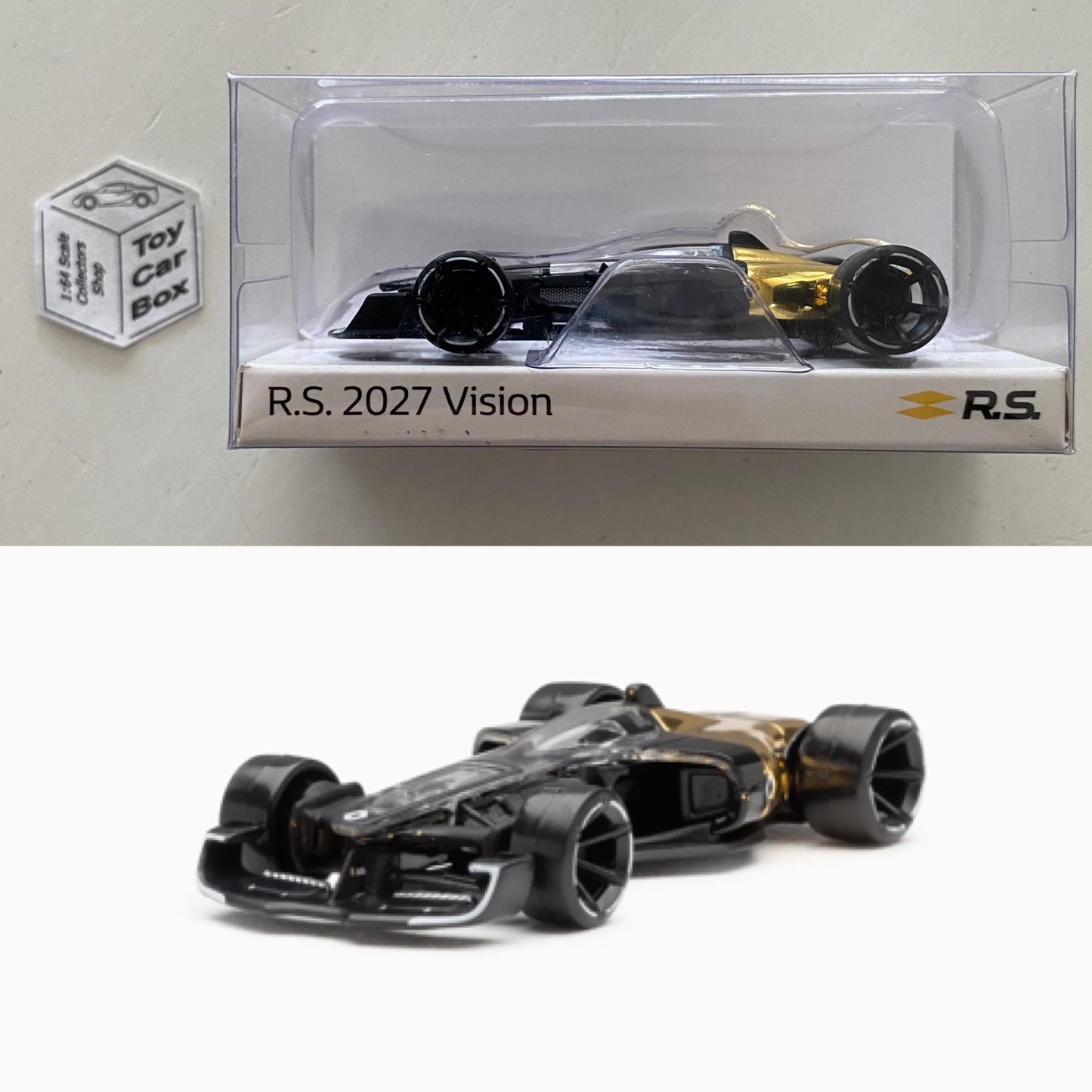 NOREV 1:64 Scale - Renault Sport R.S. 2027 Vision (Black - Boxed) F00g