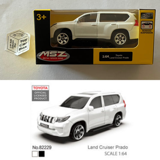 MSZ - Toyota Land Cruiser Prado J150 (White - 1/64 Scale* - Boxed) B49