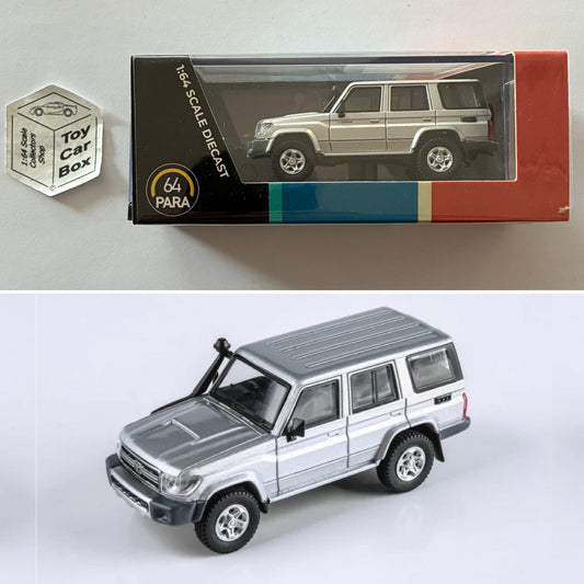 PARA64 - 2014 Toyota Land Cruiser 76 (Silver Pearl - 1/64 Scale - Boxed) P50g